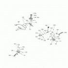 001 - RYKER STD 600 ACE 06- brake - master cylinder   /   pedal   /   foot...