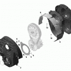 002 - RYKER STD 900 ACE 01- rotax - transmission - cvt cover - 900 ace