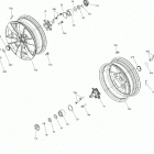 F3 07- drive system, front - all models