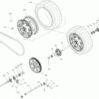 F3 08- drive system, rear - all models