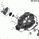 RS 01- clutch cover and water pump