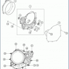 2020 FX 450 ENGINE Кожух сцепления