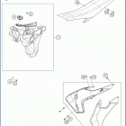2019 TE 250i CHASSIS Tank, seat