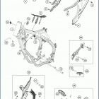2019 TC 125 CHASSIS Рама