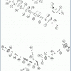 2019 TC 250 ENGINE Глушитель