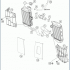 2020 TC 85 ENGINE Система охлаждения