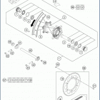 2020 FE 501 CHASSIS Переднее колесо
