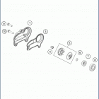 2019 TC 250 ENGINE Wa ter pump