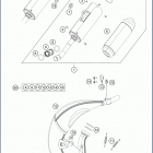 2020 TC 85 19_16 CHASSIS Глушитель