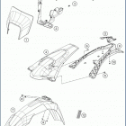 2019 TE 250i CHASSIS Обтекатель , крылья