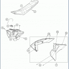 2020 FC 250 CHASSIS Tank, seat
