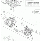 2019 TE 150 ENGINE Картер двигателя