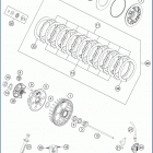 2019 FE 501 ENGINE Сцепление