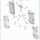 2020 TC125 ENGINE Система охлаждения