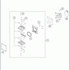 2019 TX 300 ENGINE Reed val ve case