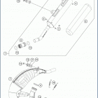2020 TC 125 CHASSIS Глушитель