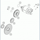 2020 FE 501 S ENGINE Электрический стартер