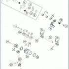 2020 TC250 ENGINE Механизм переключения