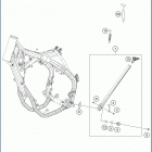 2019 TX 300 CHASSIS Side   /   center stand