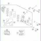 2020 TC 50 CHASSIS Передний суппорт