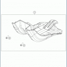2019 TE 150 CHASSIS Зажита двигателя