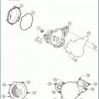 2020 TE 150 ENGINE Кожух сцепления