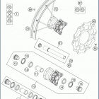 2020 TC 85 19_16 CHASSIS Переднее колесо