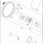 2020 TC 50 CHASSIS Переднее колесо