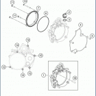2020 TC 50 ENGINE Кожух сцепления