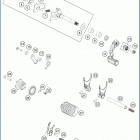 2020 TC 85 ENGINE Механизм переключения