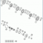 2020 FE 501 S ENGINE Трансмиссия 2-контрпривод