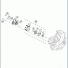 2020 FX 450 ENGINE Wa ter pump