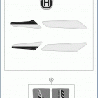 2019 TC 50 CHASSIS Наклейки
