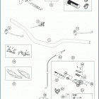 2019 TE 250i CHASSIS Руль