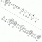 2020 FX 350 ENGINE Трансмиссия 2-контрпривод