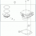 2020 FX 450 ENGINE Цилиндры