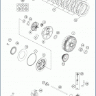 2020 TE 250i ENGINE Сцепление