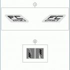 2019 FC 250 CHASSIS Наклейки