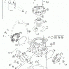 2020 TC 85 ENGINE Цилиндры