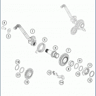 2019 TE 300i ENGINE Кик стартер