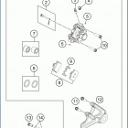 2020 TC 85 19_16 CHASSIS Задний суппорт