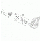 2019 FE 250 ENGINE Wa ter pump