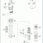 2019 TC 50 CHASSIS Амортизатор в разборе