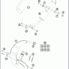 2020 TC 50 CHASSIS Глушитель