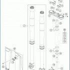 2019 TC 85 19_16 CHASSIS Передняя вилка