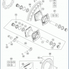 2020 TC 85 19_16 CHASSIS Переднее колесо