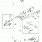 2020 TC 125 CHASSIS Бугель
