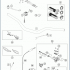 2019 FC 450 CHASSIS Руль