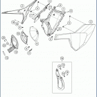 2019 TE 250i CHASSIS Air fil ter