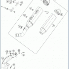 2019 FC 450 CHASSIS Глушитель